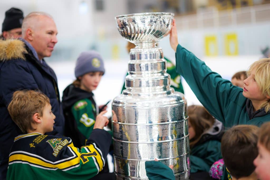 Photos The Stanley Cup trophy comes to Lewis Ice Arena with Aspen